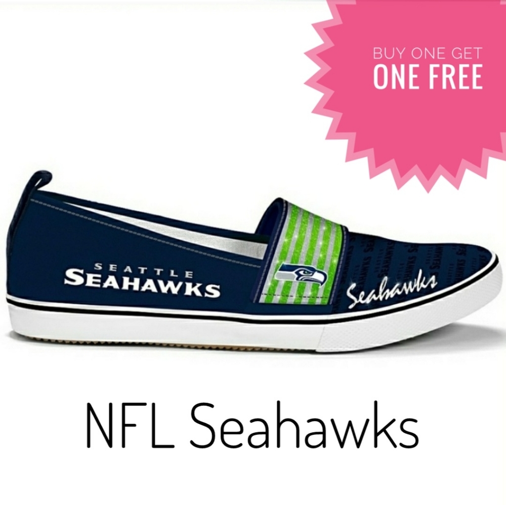 Seattle Seahawks Slip-on Sneakers New in Box